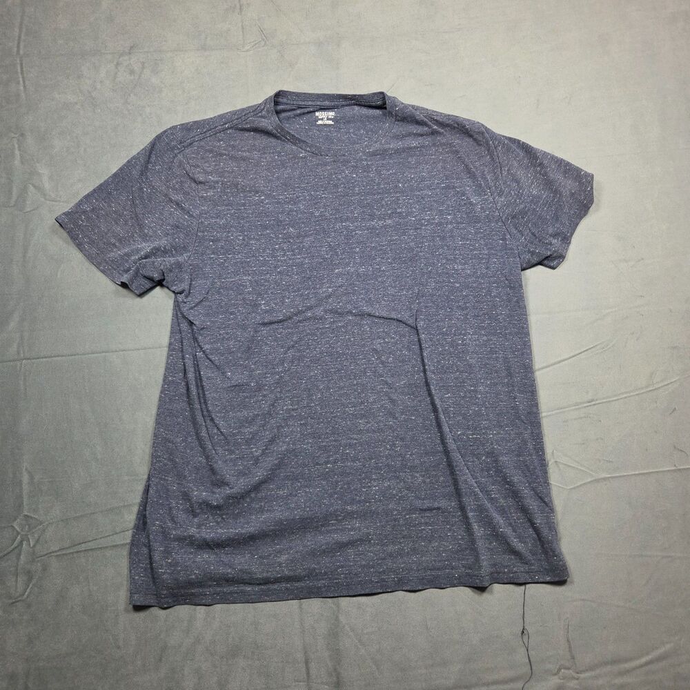 Mossimo Supply Co Men’s Large Navy Blue Speckled Heather T Shirt Basic Tee